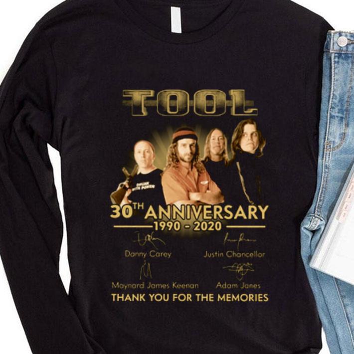 Hot Tool Rock Band 30th Anniversary 1990-2020 Signatures shirt 3 Hot Tool Rock Band 30th Anniversary 1990-2020 Signatures shirt