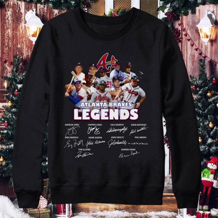 Funny Atlanta Braves Legends Signatures Andruw Jones Chipper Jones shirt