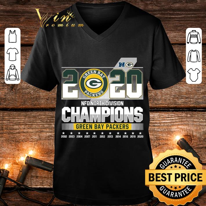 2020 Green Bay Packers NFC North Division Champions shirt
