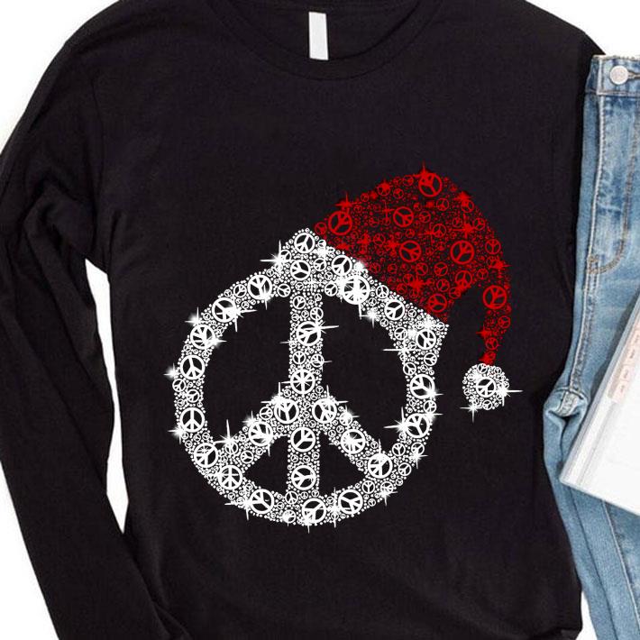 Original Hippie Peace Sign Merry Christmas shirt 3 Original Hippie Peace Sign Merry Christmas shirt