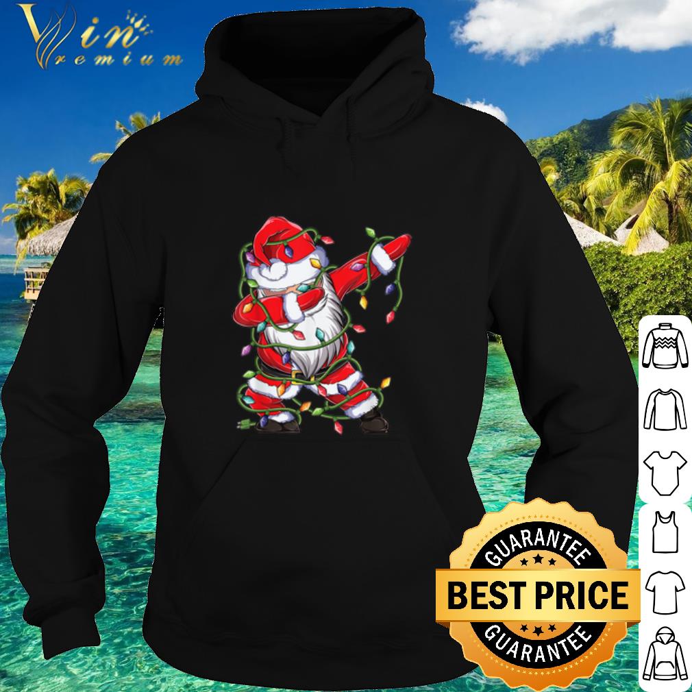 Nice Santa Claus Dabbing Light Christmas shirt