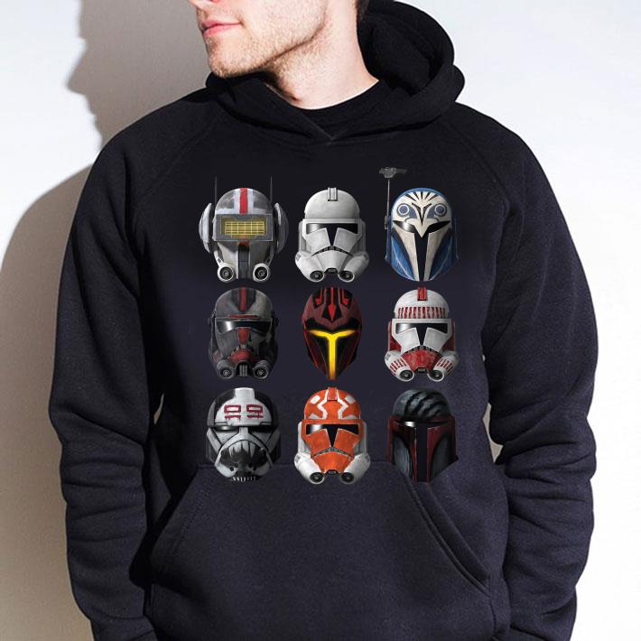 Original Star Wars The Clone Wars Clone Helmets shirt 3 Original Star Wars The Clone Wars Clone Helmets shirt