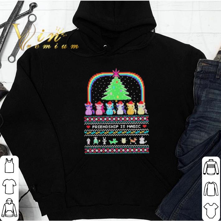 Unicorn Friendship Is Magic Ugly Christmas tshirt