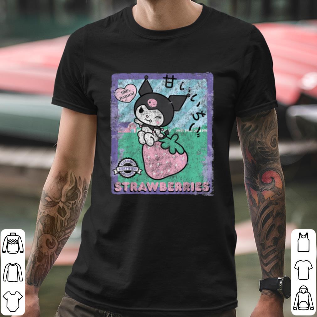 Nice Kuromi Strawberry Picking Strawberries Farm shirt