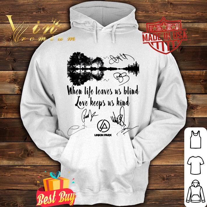 Premium Linkin Park Signatures The Messenger Lyrics When Life Leaves Us Blind shirt