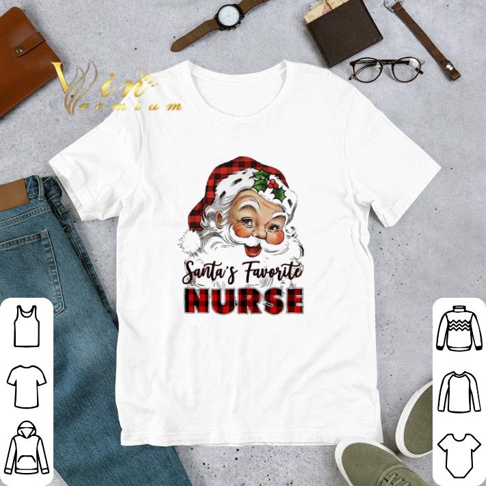 Santa’s Claus Favorite Nurse Merry Christmas tshirt