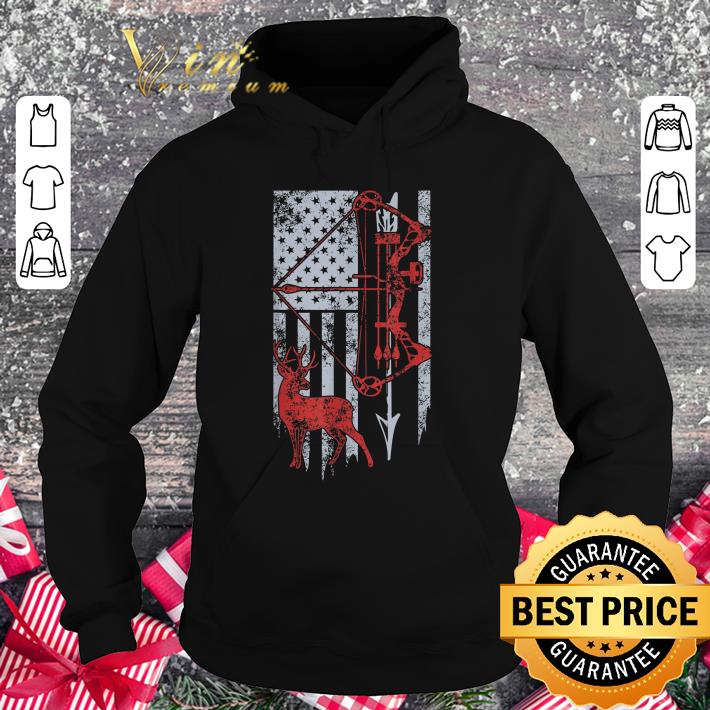 Official Bow Hunting Deer Flag American Hunters shirt