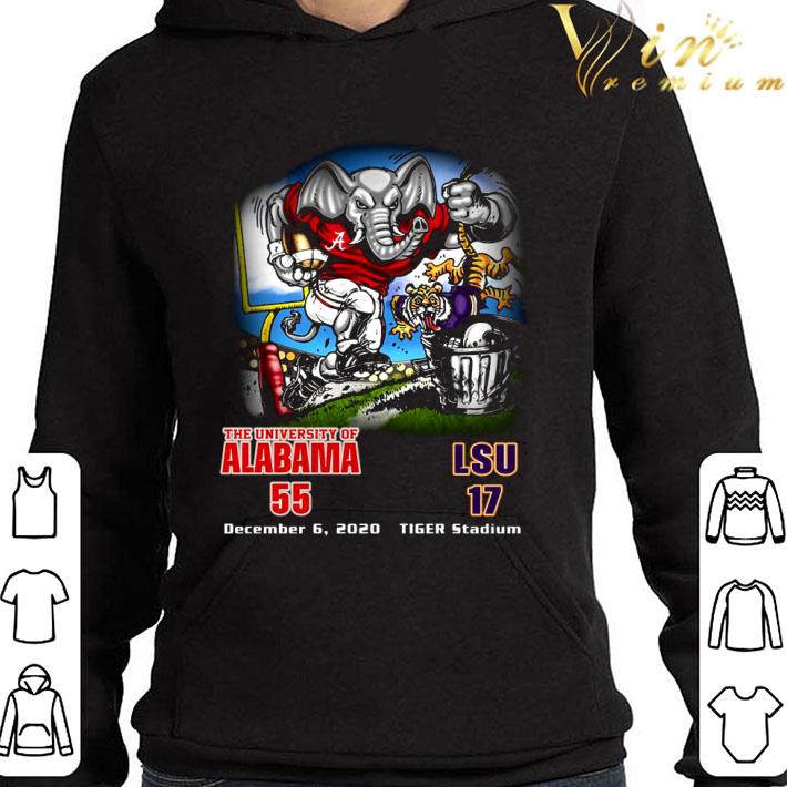 Premium The university of Alabama 55 december 6 2020 tiger stadium shirt 3 Premium The university of Alabama 55 december 6 2020 tiger stadium shirt
