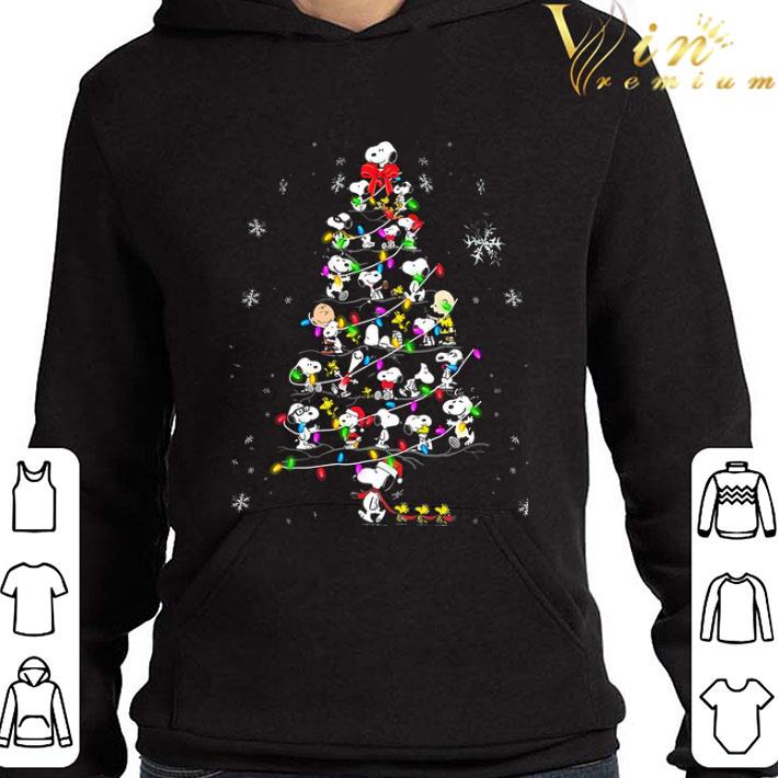Peanuts Snoopy Charlie Brown Woodstock Merry Christmas Tree shirt 3 Peanuts Snoopy Charlie Brown Woodstock Merry Christmas Tree shirt