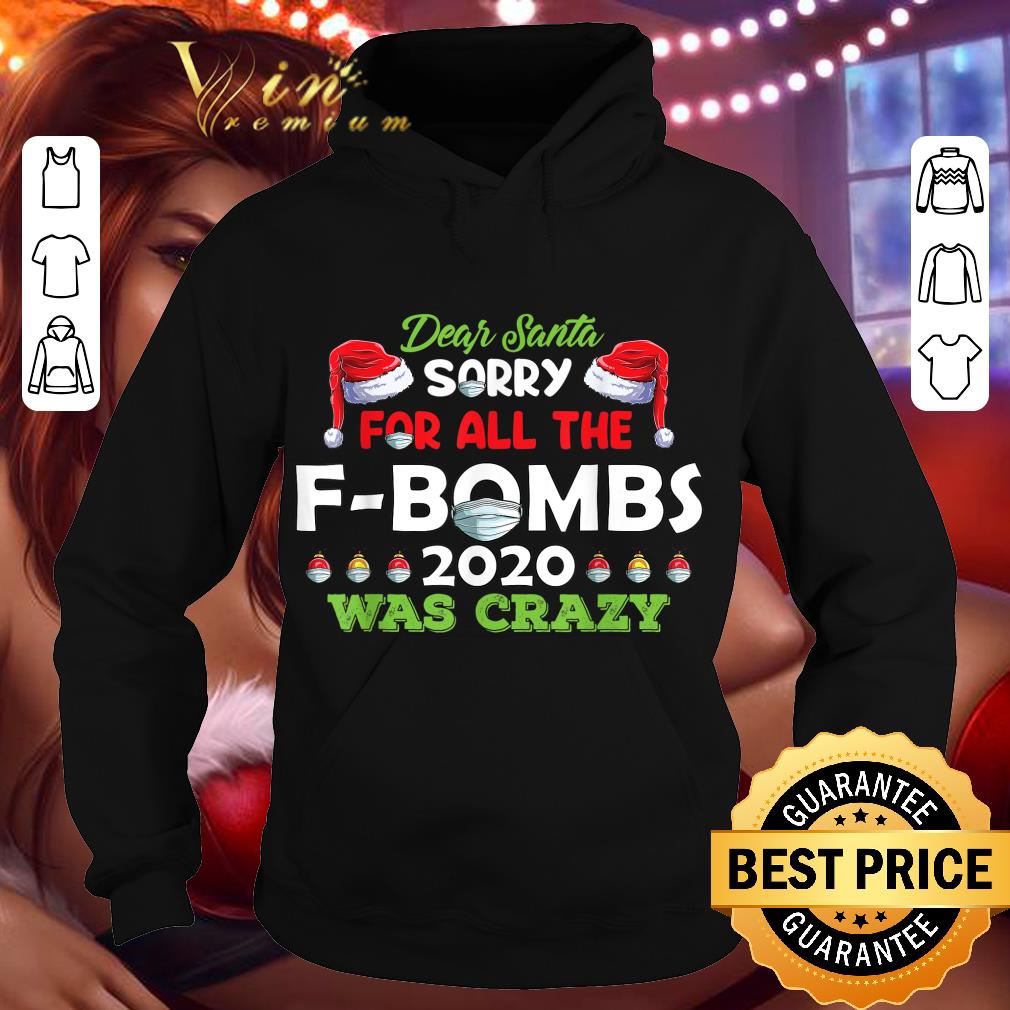 Funny Christmas Dear Santa Sorry For All The F-Bombs 2020 Xmas shirt
