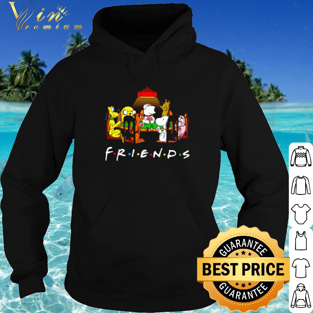Official Friends Cartoon Dogs Playing Poker shirt