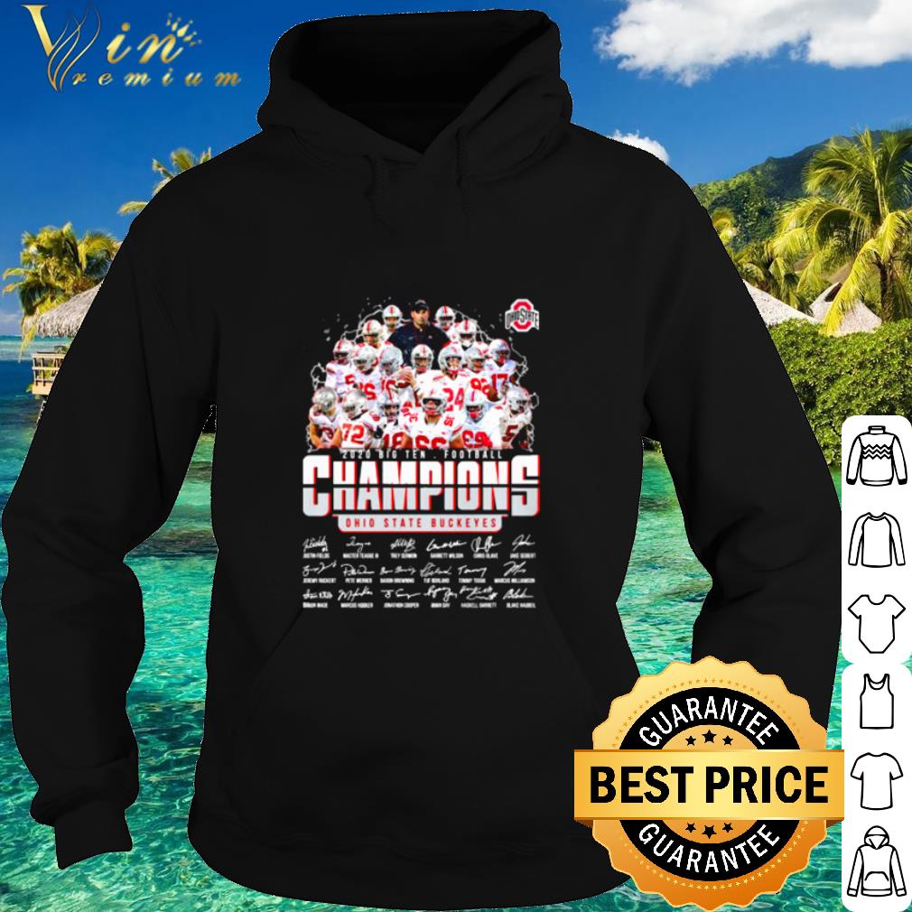 Premium Ohio State Buckeyes 2020 Big Ten Football Champions shirt