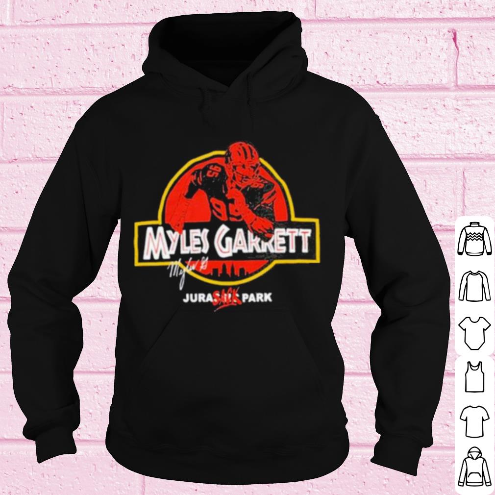 Nice Myles Garrett Jurassic Park Sack shirt
