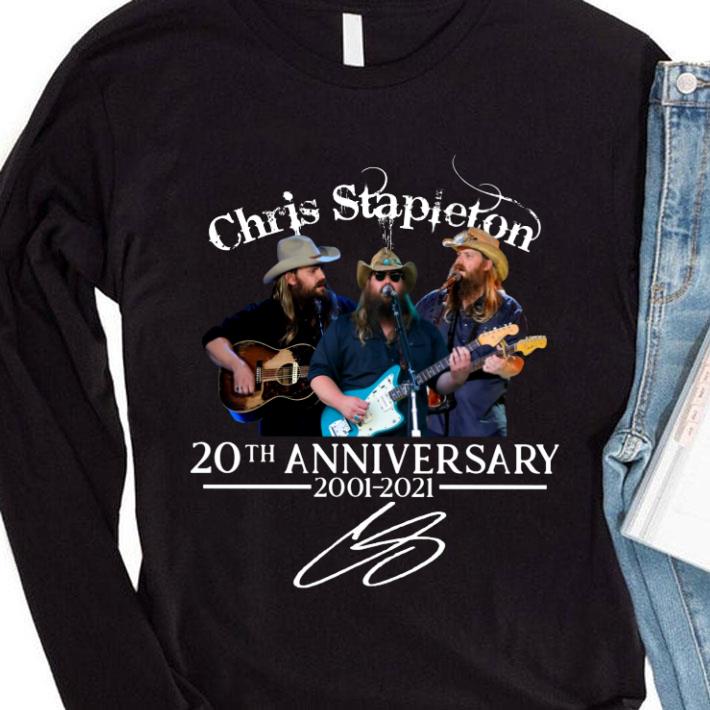 Funny Chris Stapleton 20th Anniversary 2001-2021 Signature shirt