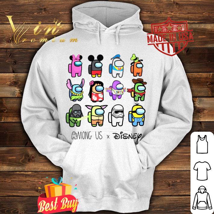Premium Among Us mashup Disney characters shirt