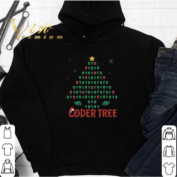 Coder Tree Christmas tshirt