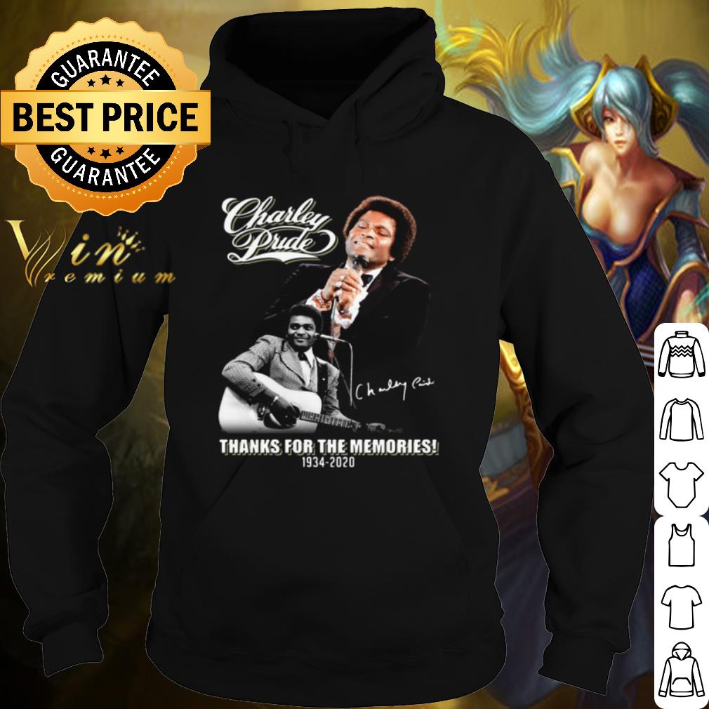 Premium Charley Pride Thanks For The Memories 1934 2020 Signature shirt
