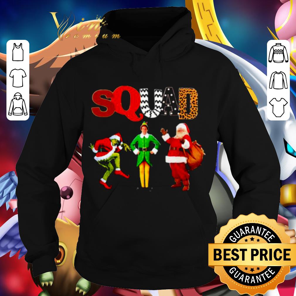 Best Squad Grinch Elf and Santa Claus Christmas shirt 3 Best Squad Grinch Elf and Santa Claus Christmas shirt