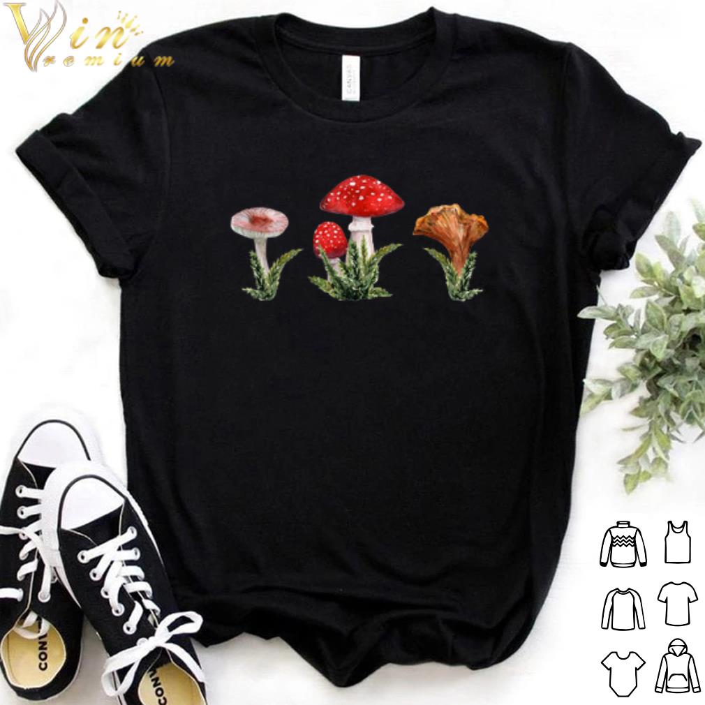 Official Mushroom Cottagecore Aesthetic Goblincore Mycology Shrooms shirt 1