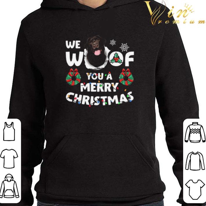 Labrador Retriever We Woof You A Merry Christmas Sweater shirt