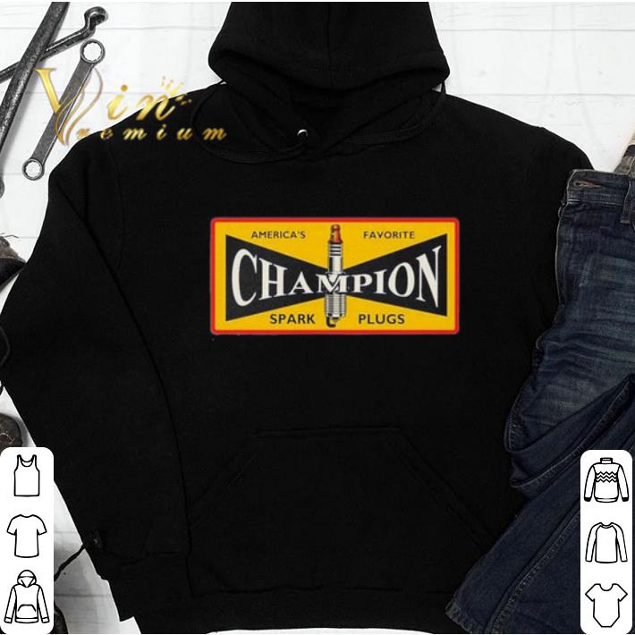 America’s favorite Champion spark plugs tshirt