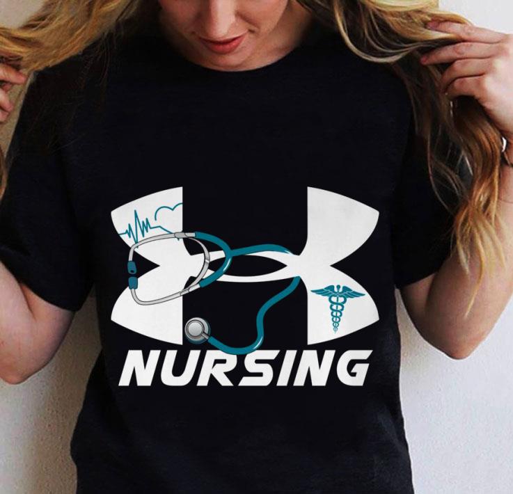 Funny Nursing Under Armour Logo shirt Funny Nursing Under Armour Logo shirt 2