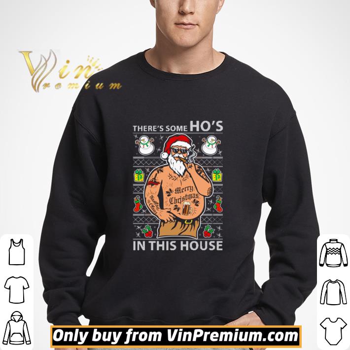 Santa Wap There’s Some Ho’s In This House Christmas shirt