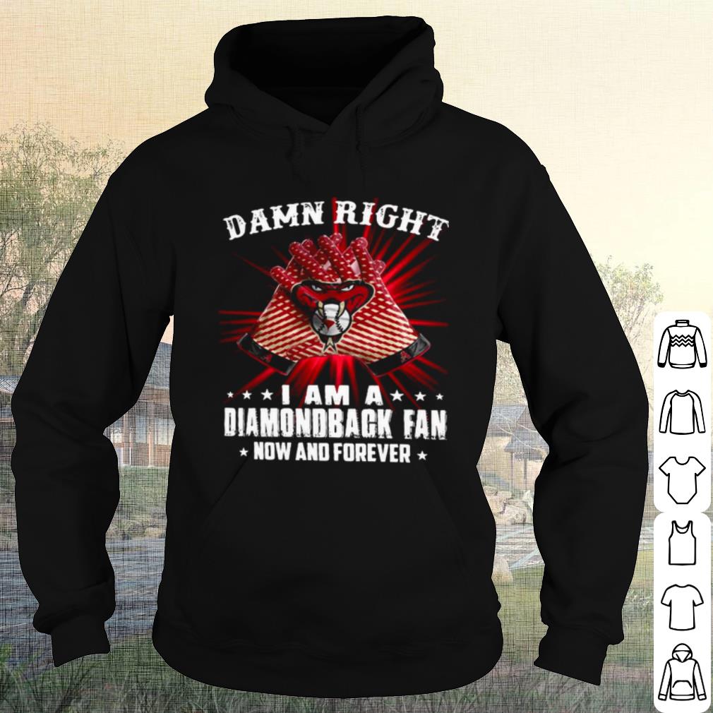 Official Damn Right I Am A Diamondback Fan Now And Forever shirt