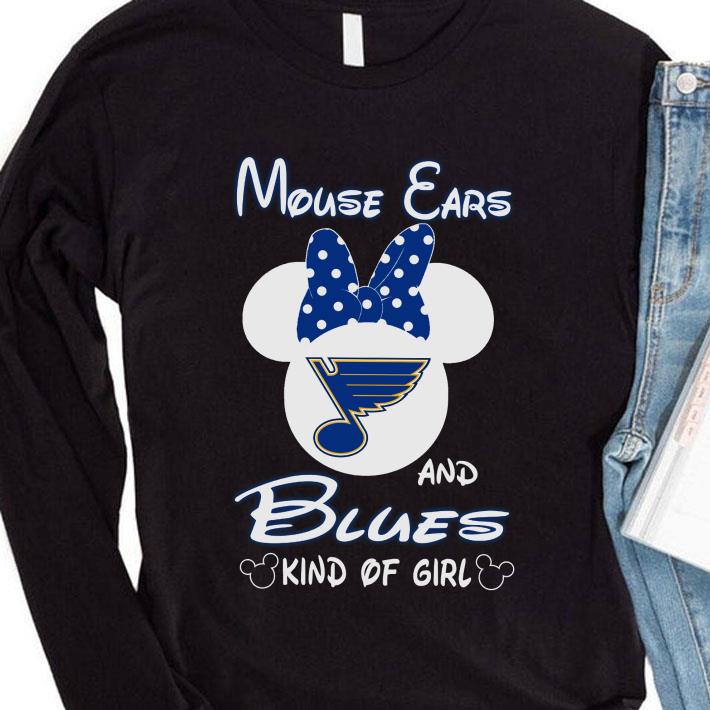 Best Minnie mouse and St. Louis Blues kind of girl shirt