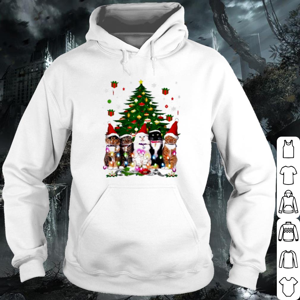 Official Tuxedo cats Christmas tree shirt