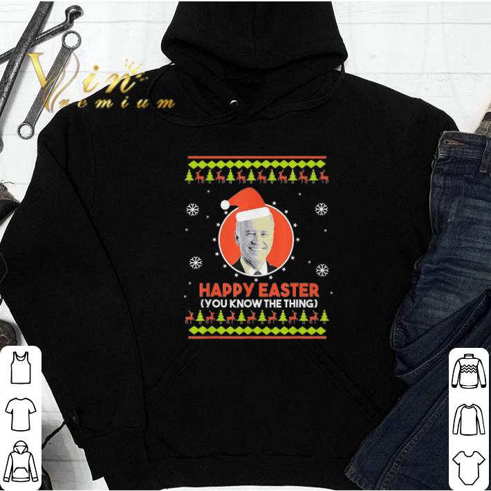 Joe Biden hat Santa happy Easter you know the thing ugly Christmas tshirt