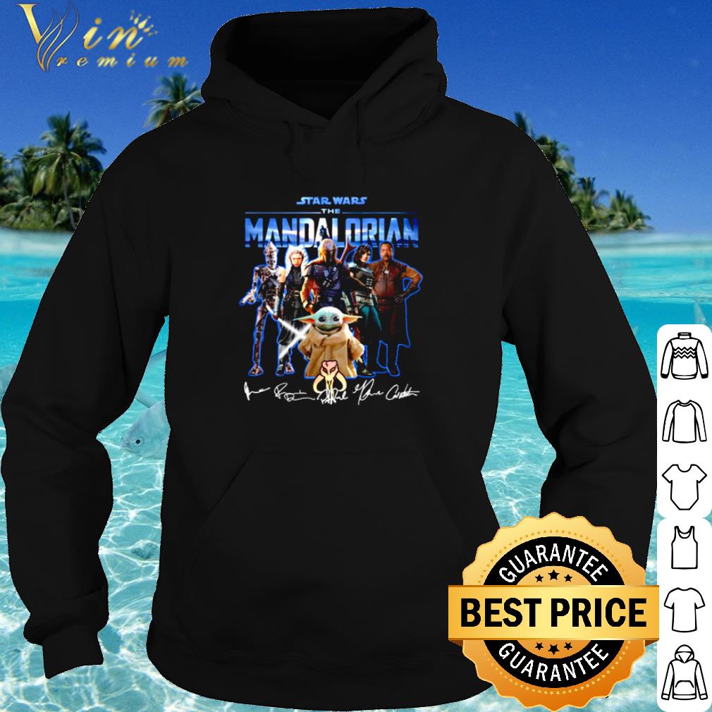 Nice Star Wars The Mandalorian Characters Signature shirt