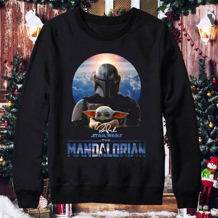 Awesome Baby Yoda Star Wars The Mandalorian Signature shirt