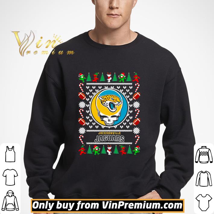 Jacksonville Jaguars Grateful Dead Ugly Christmas shirt