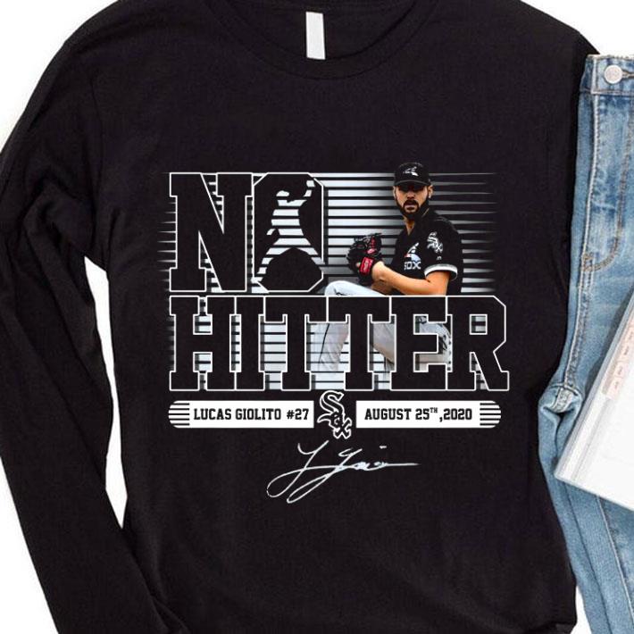 Hot Chicago White Sox No Hitter Lucas Giolito August 25th 2020 Signatures shirt 3 Hot Chicago White Sox No Hitter Lucas Giolito August 25th 2020 Signatures shirt