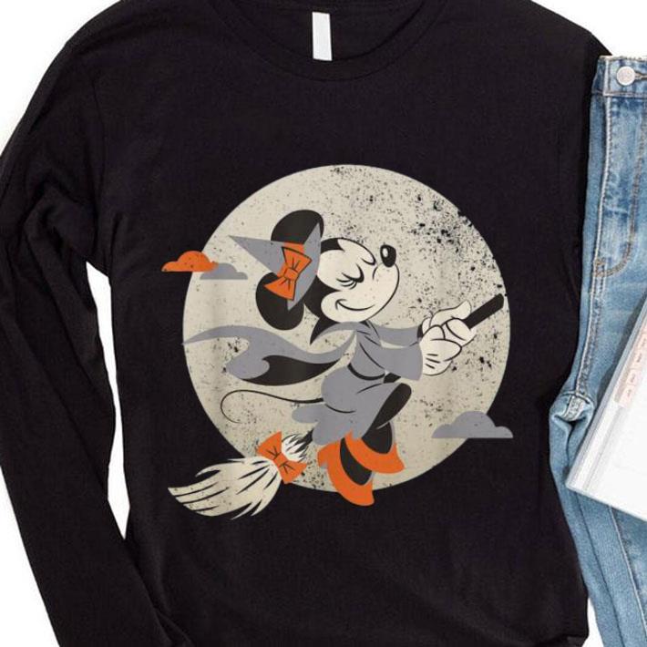 Witch Minnie Mouse Flying Broom Moon Halloween shirt 3 Witch Minnie Mouse Flying Broom Moon Halloween shirt