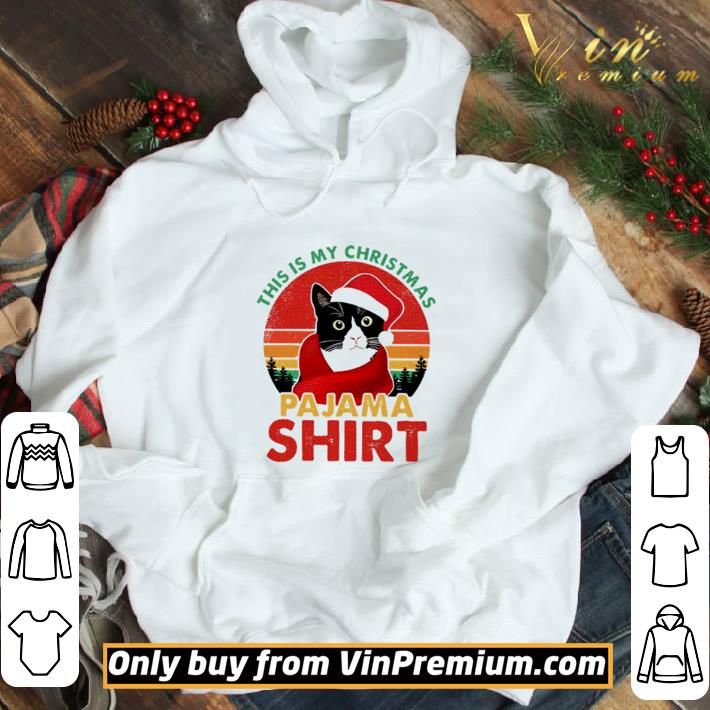 Vintage This My Christmas Pajama Cat Lover shirt