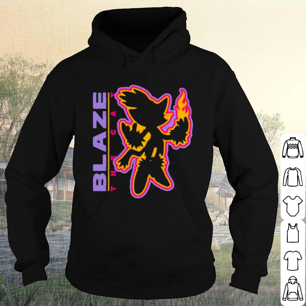 Premium Sega Shop Blaze Merch Blaze The Cat Charcoal shirt