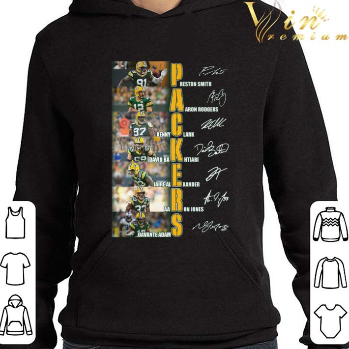 Green Bay Packers Signatures Preston Smith Aaron Rodgers shirt 3 Green Bay Packers Signatures Preston Smith Aaron Rodgers shirt