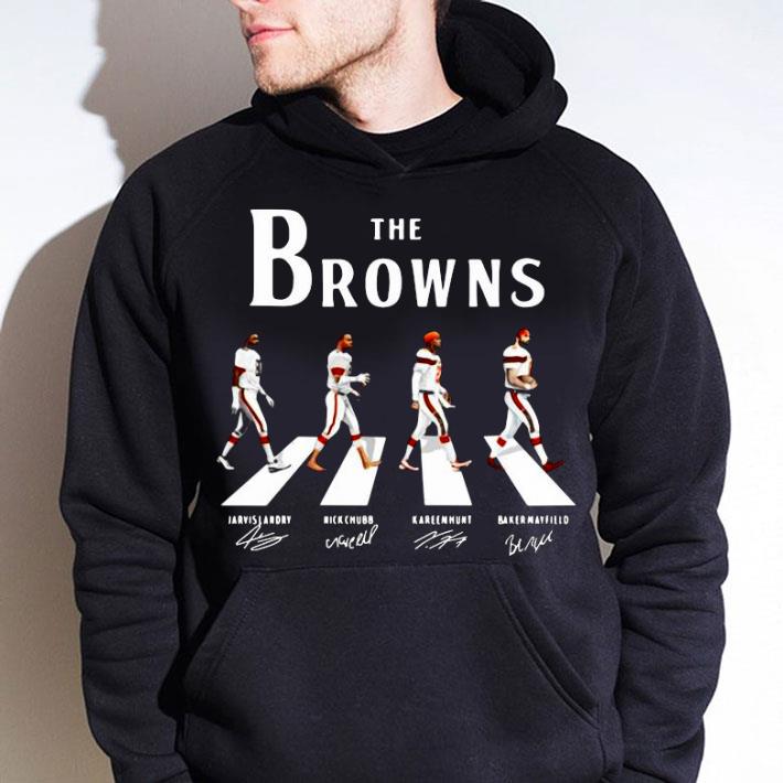 The Browns Abbey Road Cleveland Browns Signatures Shirt 3 The Browns Abbey Road Cleveland Browns Signatures Shirt