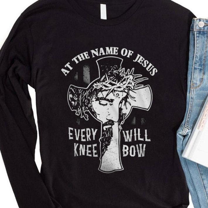 At The Name Of Jesus Every Will Knee Bow shirt