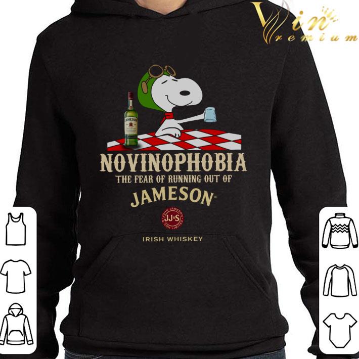Snoopy Novinophobia The Fear Of Running Out Of Jameson Irish Whiskey shirt 3 Snoopy Novinophobia The Fear Of Running Out Of Jameson Irish Whiskey shirt