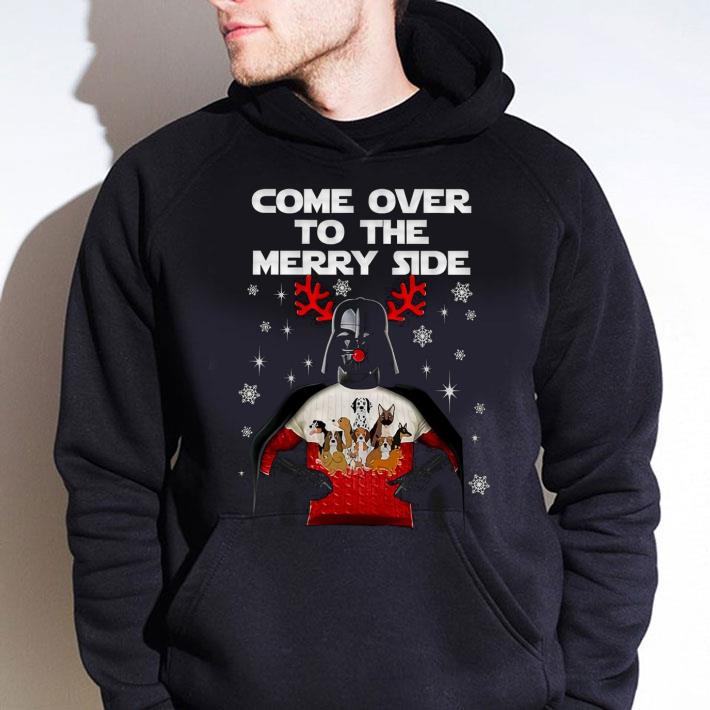 Funny Star Wars Darth Vader Come Over To The Merry Side Christmas shirt 3 Funny Star Wars Darth Vader Come Over To The Merry Side Christmas shirt