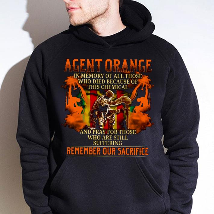 Original Vietnam Agent Orange In Memory Of All Those Who Died Because Of This Chemical shirt