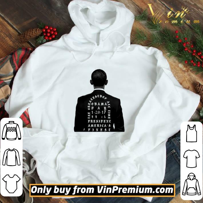 Obama The Greatest Of All Time President America Finest shirt