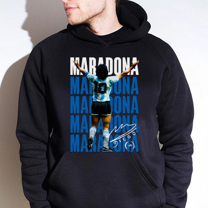 Original Maradona Signatures Legend No 10 Argentina shirt