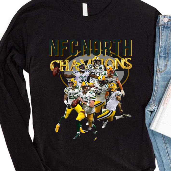 Original NFC North champions Green Bay Packers Signatures shirt
