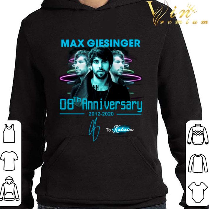 Max Giesinger 08th Anniversary 2012-2020 Signature shirt 3 Max Giesinger 08th Anniversary 2012-2020 Signature shirt