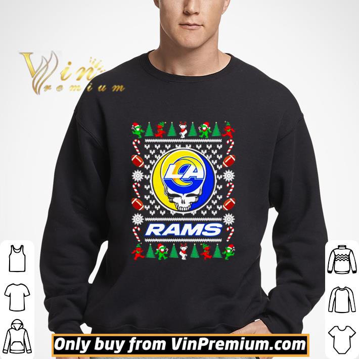Los angeles rams grateful dead ugly christmas shirt