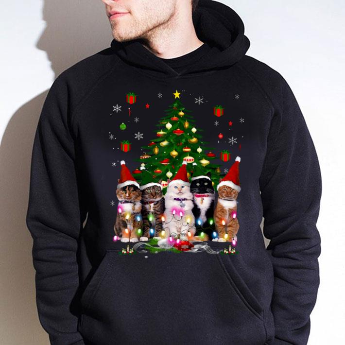 Awesome Cats Christmas Tree Lights 2020 shirt